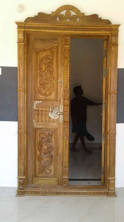Door Designs by Carpenter sajeev G, Kollam | Kolo