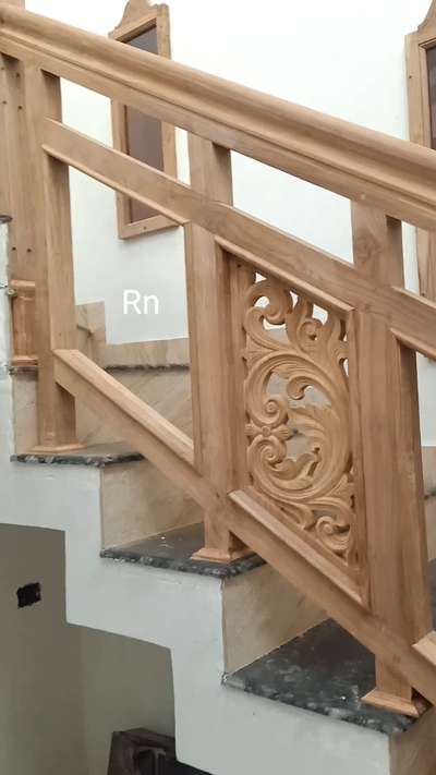 Staircase Designs by Carpenter Reji Nandhakumar Re, Alappuzha | Kolo