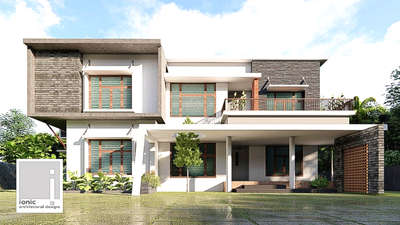 Exterior Designs by Civil Engineer Muhammed Rafeeq PC, Malappuram | Kolo