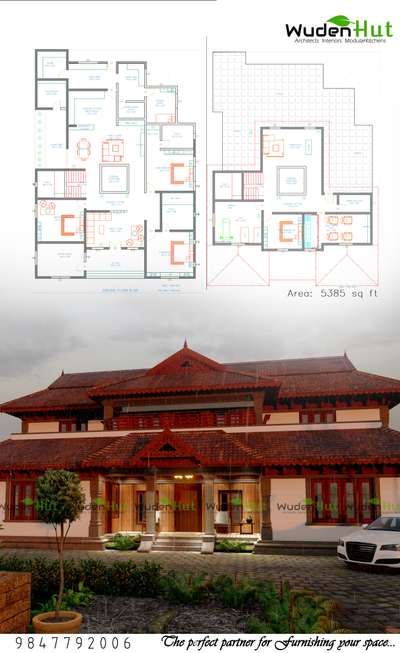 Plans Designs by Architect Saj  WudenHut, Kollam | Kolo