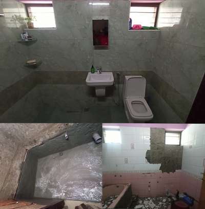Bathroom Designs by Contractor Alleppey  builders, Alappuzha | Kolo