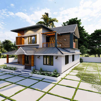 Exterior Designs by Civil Engineer Muhammed azhar, Malappuram | Kolo
