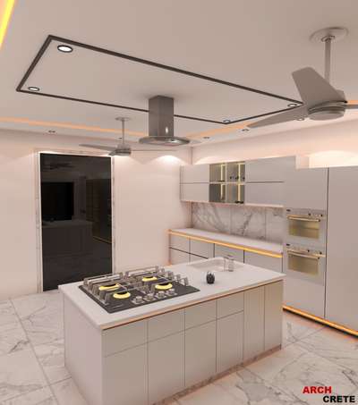 Kitchen, Lighting, Storage Designs by Carpenter Ashraf Ali, Panipat | Kolo