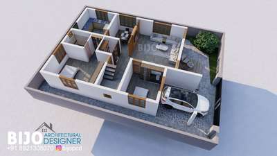 Plans Designs by Civil Engineer BIJO JOSEPH , Thiruvananthapuram | Kolo