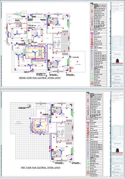 Plans Designs by Electric Works ELECTRICAL  ENGINEER , Palakkad | Kolo