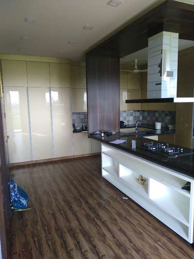 Kitchen, Storage, Flooring Designs by Interior Designer surender chahal, Faridabad | Kolo
