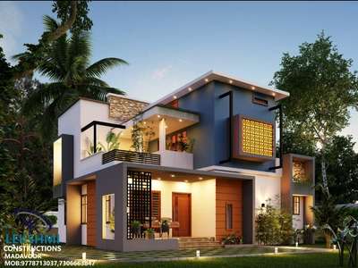 Exterior, Lighting Designs by Contractor Sreeraj Sasidar, Thiruvananthapuram | Kolo
