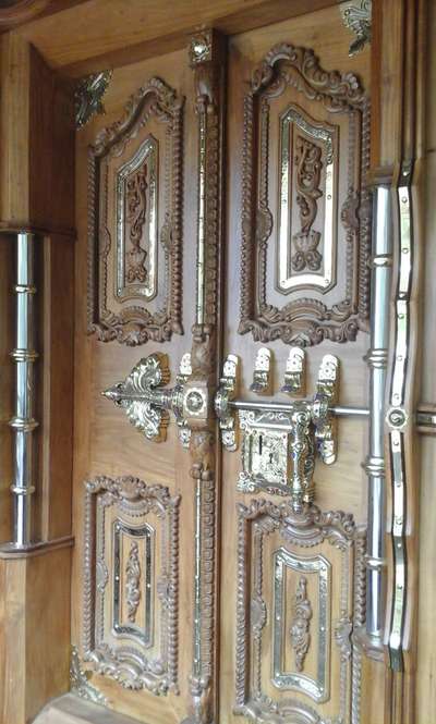 Door Designs by Carpenter Bincy Pereira, Ernakulam | Kolo