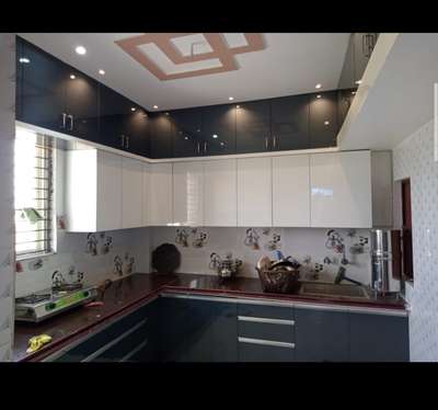Ceiling, Kitchen, Lighting, Storage Designs by Carpenter Satish  Kumar  sahu, Bhopal | Kolo
