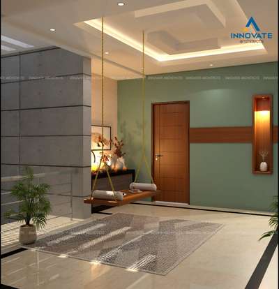 Ceiling, Door, Flooring, Lighting Designs by Architect 𝓑ꪖ𝘴ꫝꫀꫀ𝘳 𝓲ꪀꪀꪮꪜꪖ𝓽ꫀ, Thrissur | Kolo