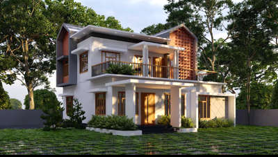 Exterior Designs by 3D & CAD SANEESHKUMAR  KUMAR , Kozhikode | Kolo