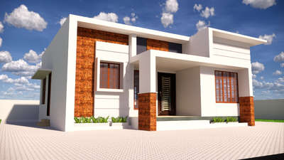 Exterior Designs by 3D & CAD Arun  E K, Pathanamthitta | Kolo