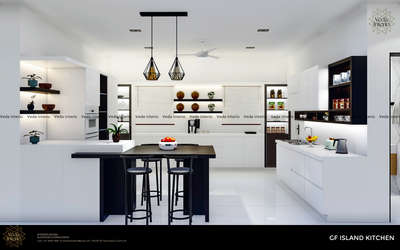 Lighting, Kitchen, Storage Designs by Interior Designer veda Interio, Ernakulam | Kolo