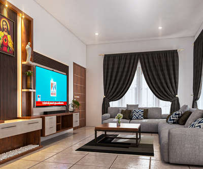 Furniture, Living, Storage, Table Designs by Interior Designer Manu Sukumar, Kottayam | Kolo
