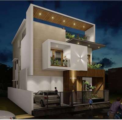 Exterior, Lighting Designs by Contractor santhoshkumarsanthosh039  santhosh, Thiruvananthapuram | Kolo