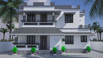 Exterior, Outdoor Designs by 3D & CAD sarath ps, Thrissur | Kolo
