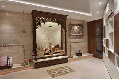 Lighting, Prayer Room, Storage Designs by Carpenter shahalam saifi, Delhi | Kolo