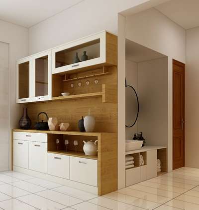 Dining, Home Decor, Storage, Flooring Designs by Interior Designer haris v p haris payyanur, Kannur | Kolo