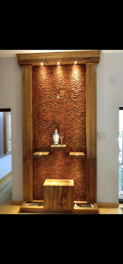 Prayer Room, Lighting, Storage Designs by Contractor Daneesh  A T ekm angamaly, Ernakulam | Kolo