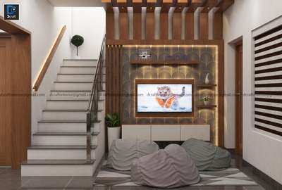 Living Designs by Interior Designer DCRAFT BUILDERs, Thrissur | Kolo