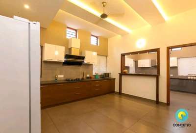 Lighting, Kitchen, Ceiling, Storage Designs by Architect Concetto Design Co, Malappuram | Kolo