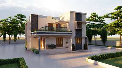 Exterior Designs by Civil Engineer Anoop K S, Ernakulam | Kolo