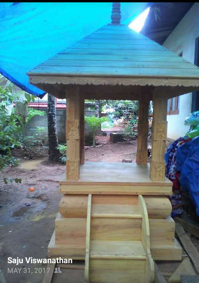 Prayer Room Designs by Carpenter saju viswanathan, Thiruvananthapuram | Kolo