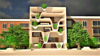 Exterior Designs by 3D & CAD Shivani Tiwari, Indore | Kolo