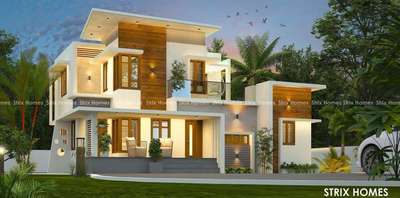 Exterior, Lighting Designs by Contractor Anoop Ck, Pathanamthitta | Kolo