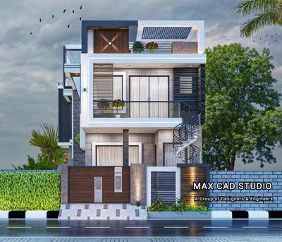 Exterior Designs by Interior Designer 3D Home Designs, Panipat | Kolo