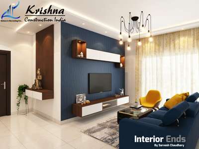 Living, Storage Designs by Contractor Krishna  Construction India, Faridabad | Kolo