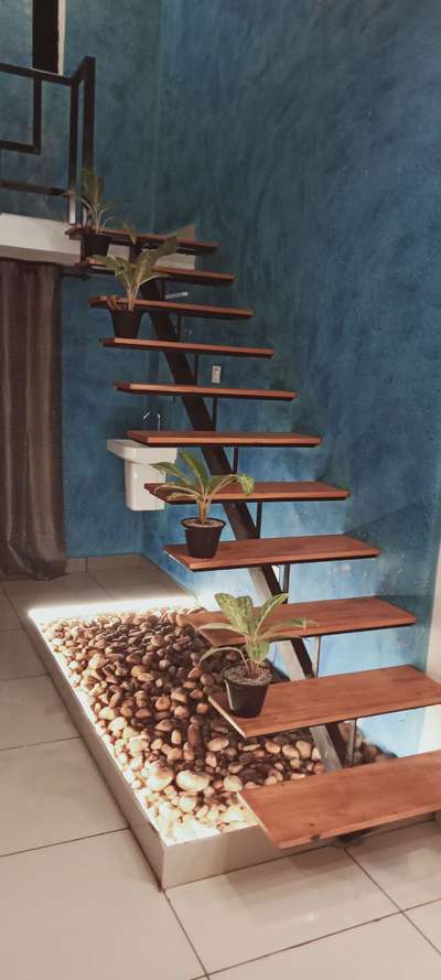 Staircase Designs by Painting Works lamander painting , Thiruvananthapuram | Kolo