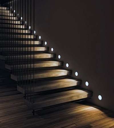 Staircase, Lighting Designs by Electric Works Viswash Malik, Delhi | Kolo