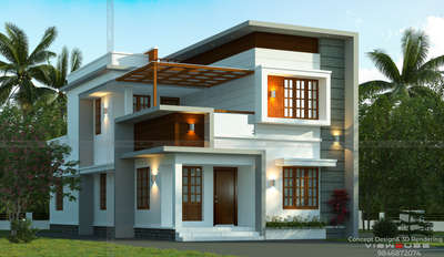 Exterior Designs by 3D & CAD ViewQube Design Studio, Thrissur | Kolo