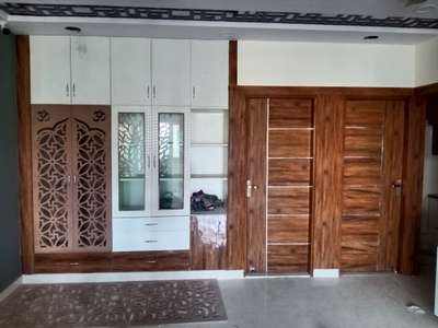 Door, Prayer Room, Storage Designs by Carpenter mohd  khalil, Delhi | Kolo