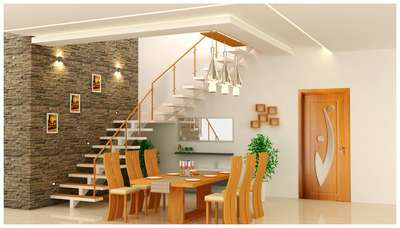 Furniture, Dining, Staircase, Table Designs by 3D & CAD hasna hasna, Kozhikode | Kolo