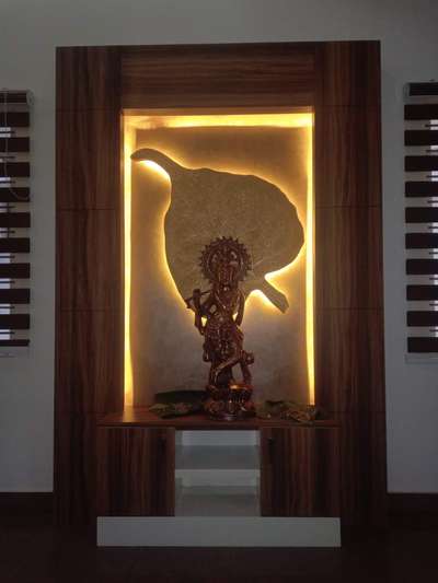 Prayer Room, Lighting, Storage Designs by Contractor DAZZLING WOOD  craft, Ernakulam | Kolo