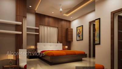 Ceiling, Furniture, Storage, Bedroom, Wall Designs by Service Provider muhammed  riyas, Malappuram | Kolo