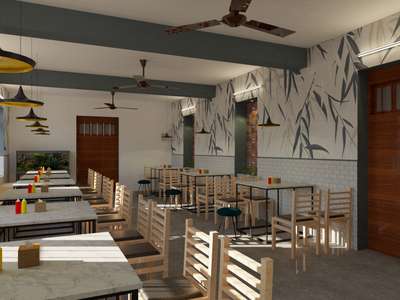 Furniture, Table, Dining, Lighting, Wall Designs by Architect NEVIN SONEY, Ernakulam | Kolo