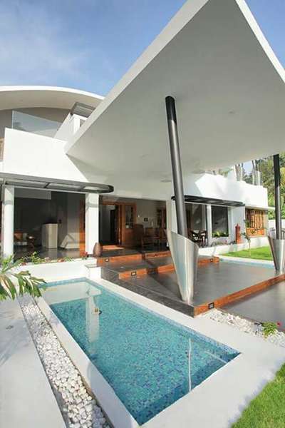 Outdoor, Exterior Designs by Architect Sumesh Kollam, Kollam | Kolo