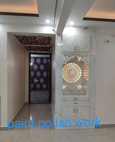 Prayer Room, Storage Designs by Painting Works ABHISHEK KUMAR 9625858114, Gautam Buddh Nagar | Kolo