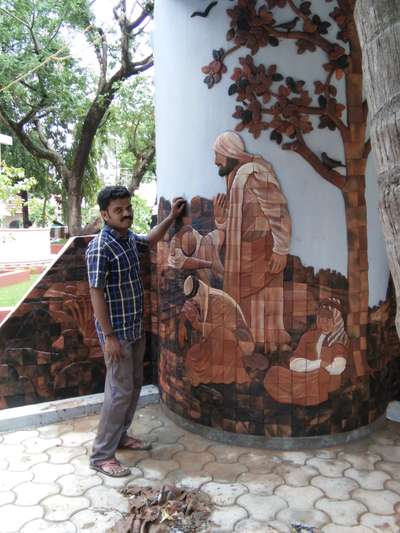 Wall Designs by Interior Designer sivadasan melattur, Malappuram | Kolo