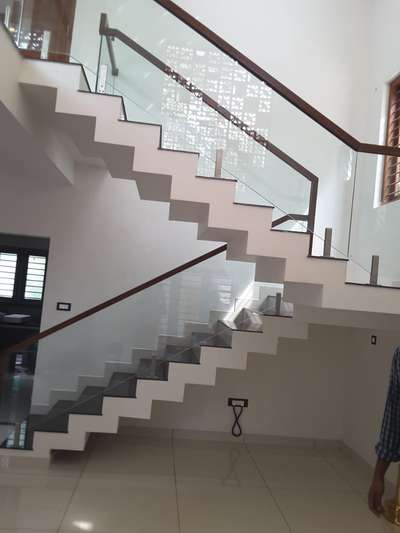Staircase Designs by Fabrication & Welding Shajeer S, Thiruvananthapuram | Kolo
