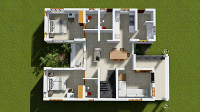 Plans Designs by Civil Engineer Neeraj Kanjany, Thrissur | Kolo