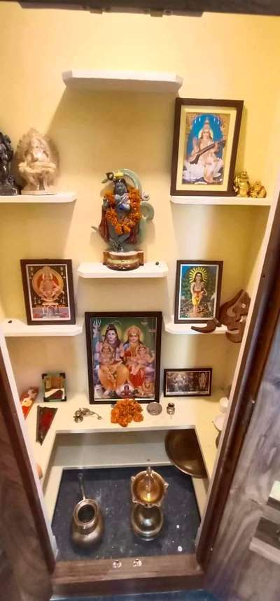Prayer Room, Storage Designs by Interior Designer prasanth achangattil, Palakkad | Kolo