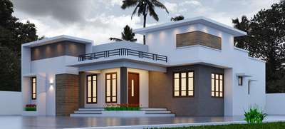 Exterior Designs by Civil Engineer Ranju Karumathil, Thrissur | Kolo