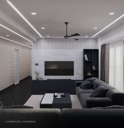 Ceiling, Lighting, Furniture, Table, Living Designs by Interior Designer Madhuraj chandran, Kannur | Kolo