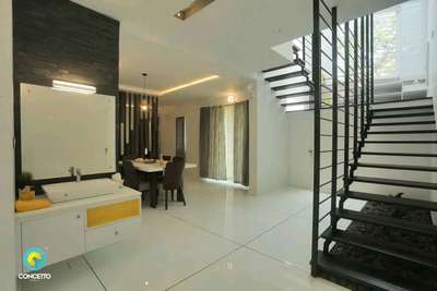 Bathroom, Staircase Designs by Architect Concetto Design Co, Malappuram | Kolo