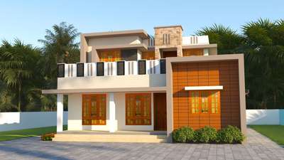 Exterior Designs by Civil Engineer Sreekala S, Pathanamthitta | Kolo