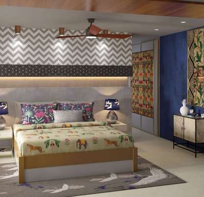 Furniture, Bedroom, Storage Designs by Contractor Sahil Mittal, Jaipur | Kolo